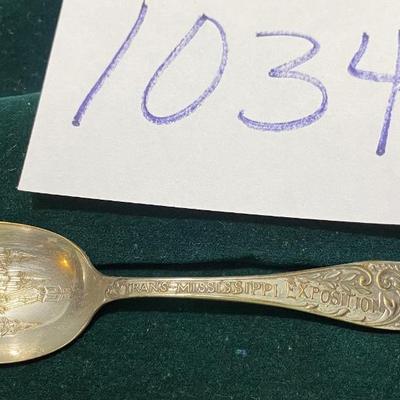 1898 Trans Mississippi Exposition Silver Plated Spoon
