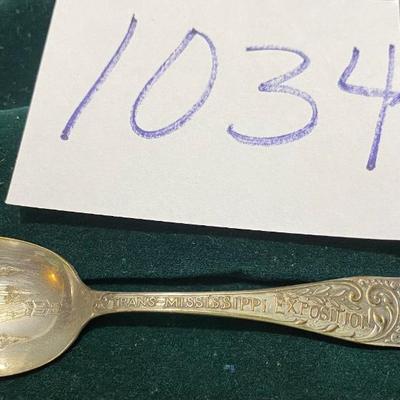 1898 Trans Mississippi Exposition Silver Plated Spoon