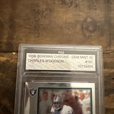 1998 Bowman Chrome - Interstate #181 Charles Woodson (RC)