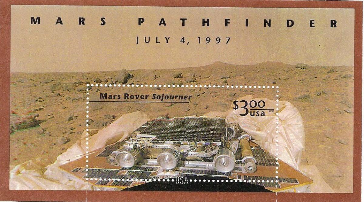 Mars Rover Stamp Sheet | EstateSales.org