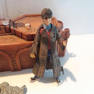 Harry Potter figures and The Sorcerer's Stone Power caster Playset card sorter