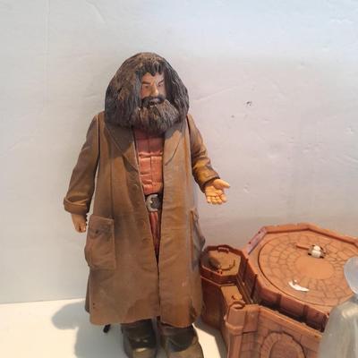 Harry Potter figures and The Sorcerer's Stone Power caster Playset card sorter