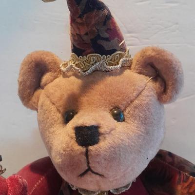 Vintage Collectible Jester Ballard Baines Bear Co. Plush Fully Jointed Posable