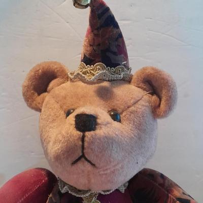 Vintage Collectible Jester Ballard Baines Bear Co. Plush Fully Jointed Posable