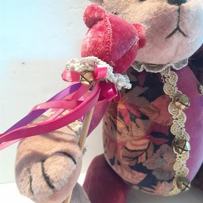 Vintage Collectible Jester Ballard Baines Bear Co. Plush Fully Jointed Posable