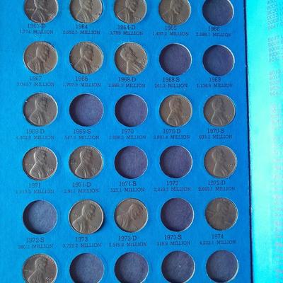 Lincoln Cents with John F. Kennedy Rug/Wall Tapestry, 1960's and unique Lincoln-Kennedy Penny