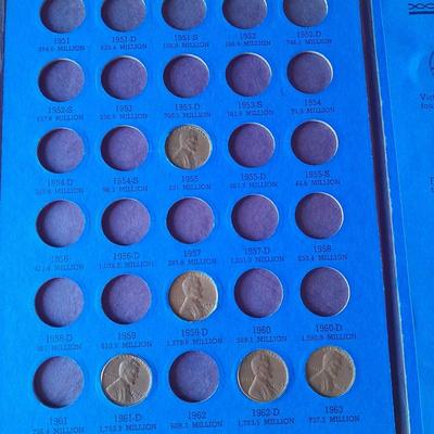 Lincoln Cents with John F. Kennedy Rug/Wall Tapestry, 1960's and unique Lincoln-Kennedy Penny