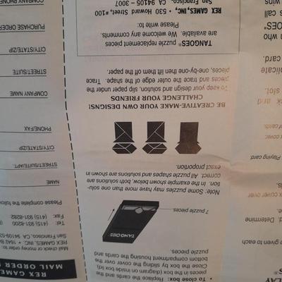 Games - Rummikub, Tangoes, and sealed Ji Ga Zo turn your pictures into puzzles!