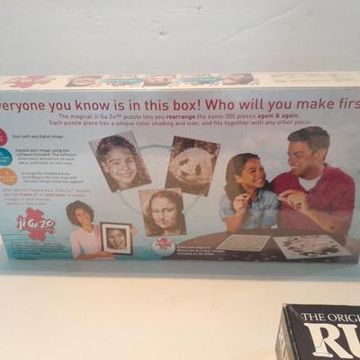 Games - Rummikub, Tangoes, and sealed Ji Ga Zo turn your pictures into puzzles!