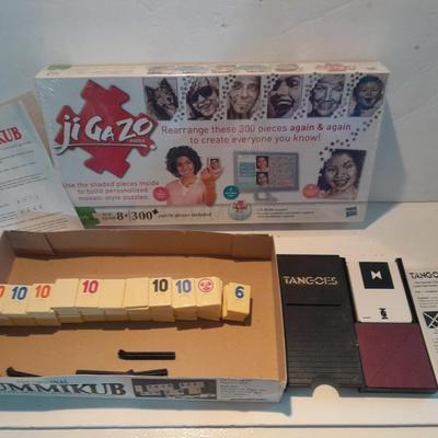 Games - Rummikub, Tangoes, and sealed Ji Ga Zo turn your pictures into puzzles!