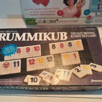 Games - Rummikub, Tangoes, and sealed Ji Ga Zo turn your pictures into puzzles!