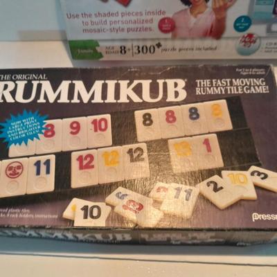 Games - Rummikub, Tangoes, and sealed Ji Ga Zo turn your pictures into puzzles!