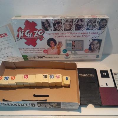 Games - Rummikub, Tangoes, and sealed Ji Ga Zo turn your pictures into puzzles!
