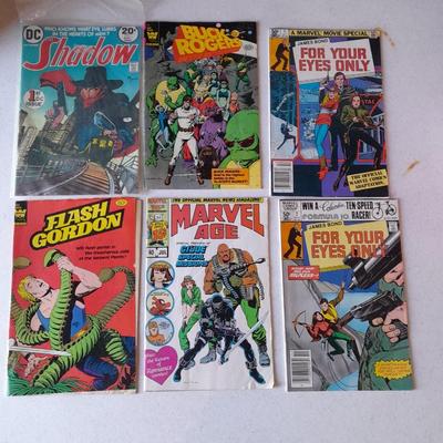 Collection of Comic books, Shadow, Buck Rogers, Marvel, Flash Gordon