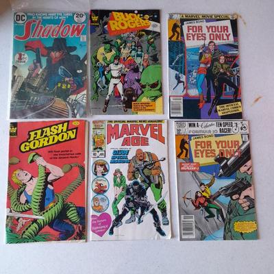 Collection of Comic books, Shadow, Buck Rogers, Marvel, Flash Gordon