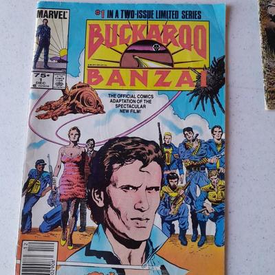 Comic books Bonanza, Buckaroo Banzai and Flash Gordon
