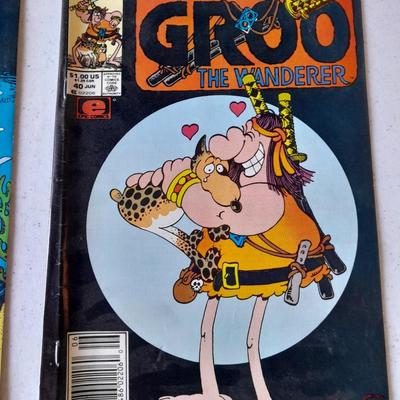 Comic Books Elf Quest and Groo