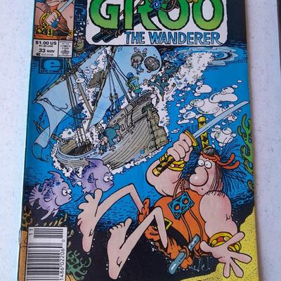 Comic Books Elf Quest and Groo