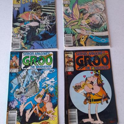 Comic Books Elf Quest and Groo