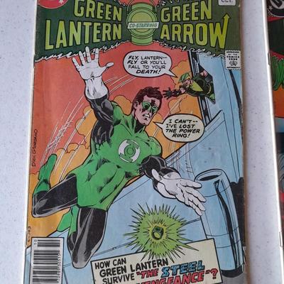Comic Books Green Lantern Green Arrow, and Captain Carrot