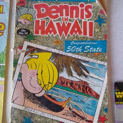 Comic books, Scamp, Reggie rich, Casper and Popeye