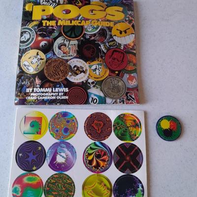 Unused POGS With POGS Milkcap Guide book