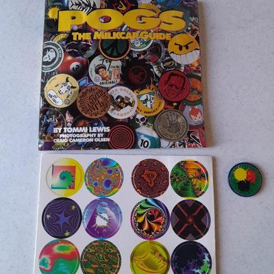 Unused POGS With POGS Milkcap Guide book