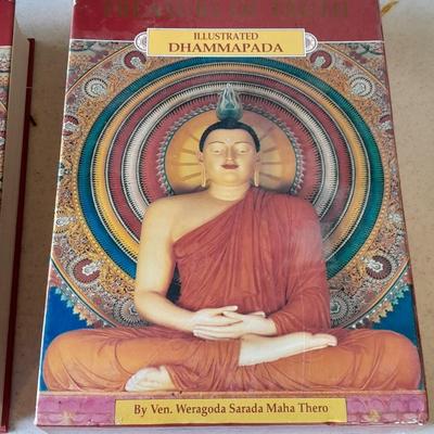Treasury Of Truth: Illustrated Dhammapada Hardcover Buddha teaching book with sleeve
