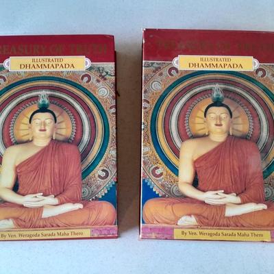 Treasury Of Truth: Illustrated Dhammapada Hardcover Buddha teaching book with sleeve