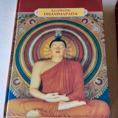 Treasury Of Truth: Illustrated Dhammapada Hardcover Buddha teaching book with sleeve