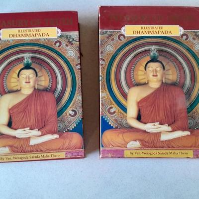 Treasury Of Truth: Illustrated Dhammapada Hardcover Buddha teaching book with sleeve