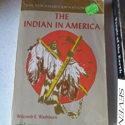 Native American Books The Indian in America, The Ojibwa tribe and others