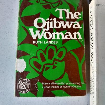 Native American Books The Indian in America, The Ojibwa tribe and others