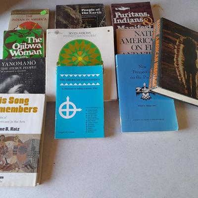 Native American Books The Indian in America, The Ojibwa tribe and others