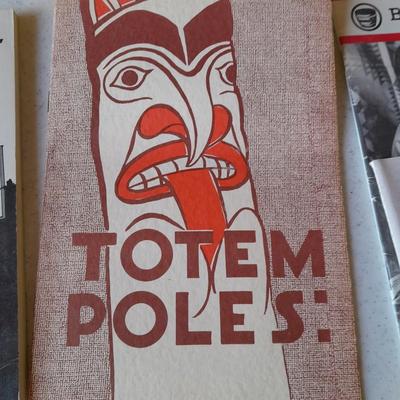 Native American Booklets, Totem poles, Baskets, Red man's America and more