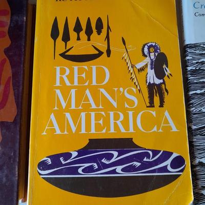 Native American Booklets, Totem poles, Baskets, Red man's America and more