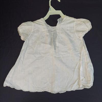 Vintage High Chair and Children's Dresses (OB4-BBL)