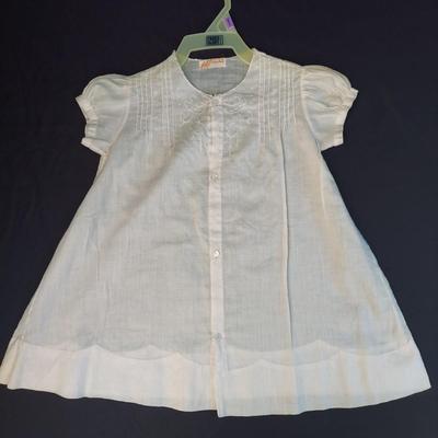 Vintage High Chair and Children's Dresses (OB4-BBL)