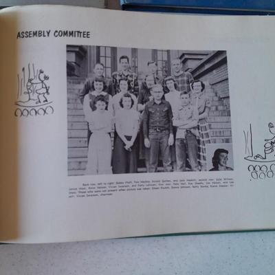 Three 1950's The Bulldog Yearbooks Greeley Colorado College Highschool