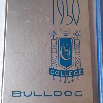 Three 1950's The Bulldog Yearbooks Greeley Colorado College Highschool