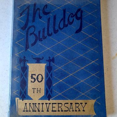 Three 1950's The Bulldog Yearbooks Greeley Colorado College Highschool