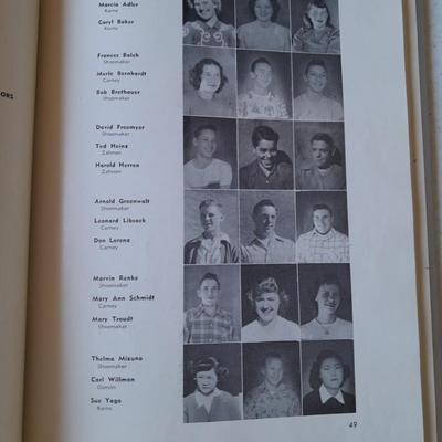 Three 1950's The Bulldog Yearbooks Greeley Colorado College Highschool