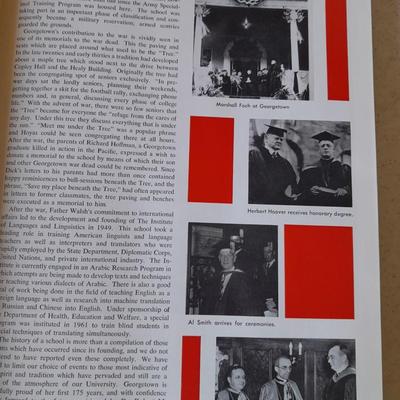 Three Yearbooks Doomsday Georgetown College 1964  - Falcon 1964 and 1945 El-Diablo