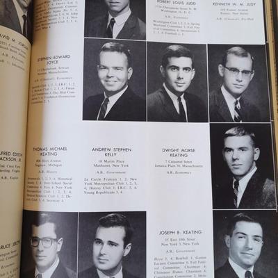 Three Yearbooks Doomsday Georgetown College 1964  - Falcon 1964 and 1945 El-Diablo