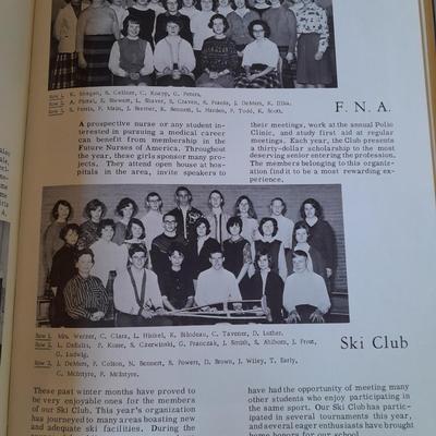 Three Yearbooks Doomsday Georgetown College 1964  - Falcon 1964 and 1945 El-Diablo