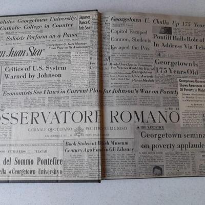 Three Yearbooks Doomsday Georgetown College 1964  - Falcon 1964 and 1945 El-Diablo