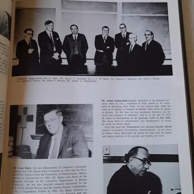 Three Yearbooks Doomsday Georgetown College 1964  - Falcon 1964 and 1945 El-Diablo