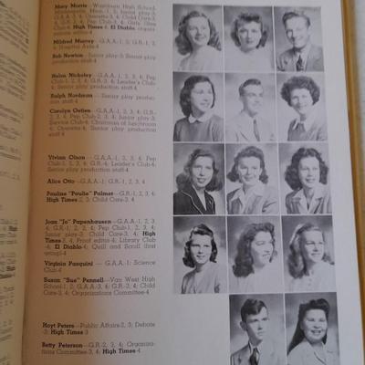 Three Yearbooks Doomsday Georgetown College 1964  - Falcon 1964 and 1945 El-Diablo