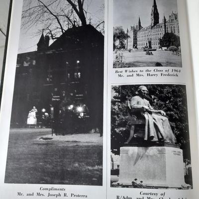 Three Yearbooks Doomsday Georgetown College 1964  - Falcon 1964 and 1945 El-Diablo