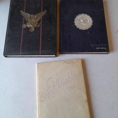 Three Yearbooks Doomsday Georgetown College 1964  - Falcon 1964 and 1945 El-Diablo